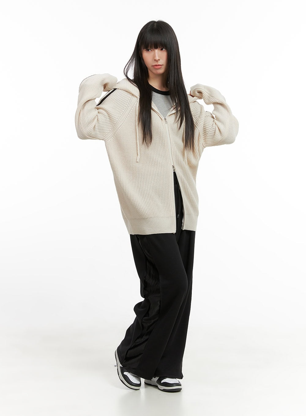 side-stripe-knit-sweater-jacket-cg420