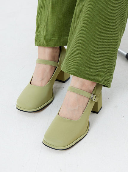 Mary Jane Square Toe Shoes OS22