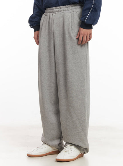 Men's Pintuck Wide-Leg Sweatpants IM528