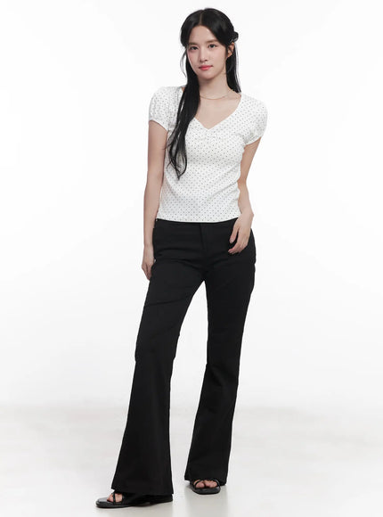 polka-dot-v-neck-tee-cu525