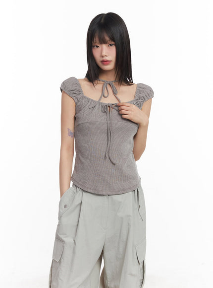 puff-sleeve-cropped-blouse-bandana-set-cy514