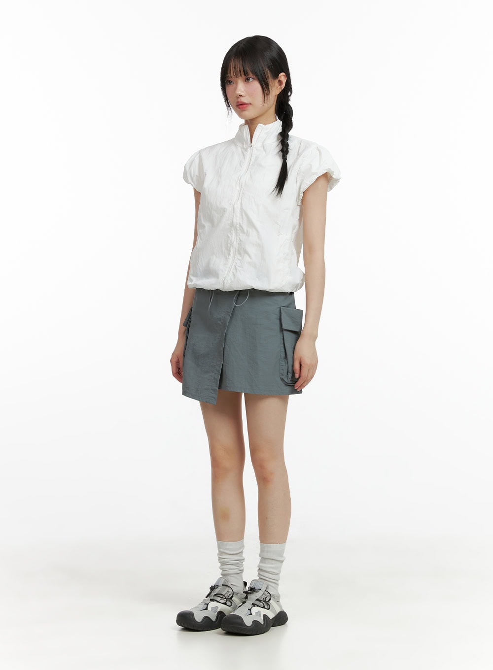 unbalanced-cargo-mini-skirt-cl403