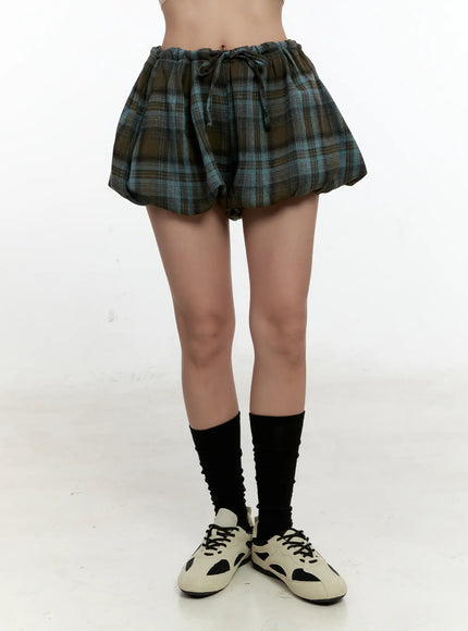 plaid-balloon-shorts-cn505