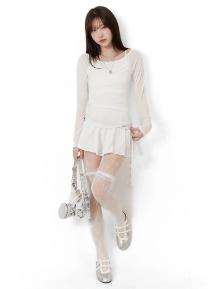 floral-embroidered-skort-ij521