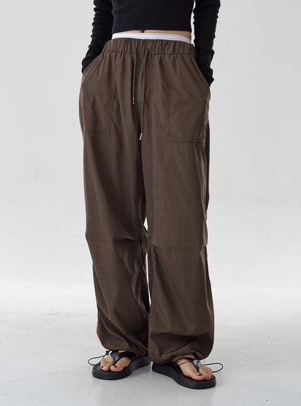 String Wide Pants Unisex CG11