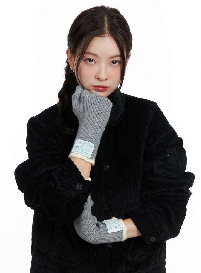 Cute Patch Gloves IN510