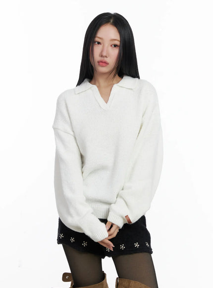 oversized-collar-knit-sweater-cj514
