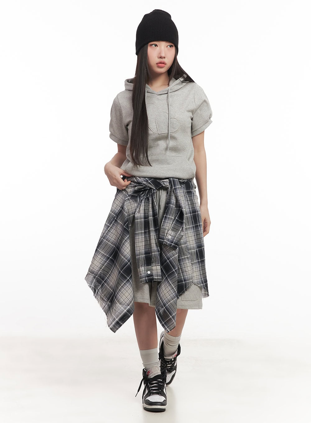 heart-patched-puff-short-sleeve-hoodie-cm528