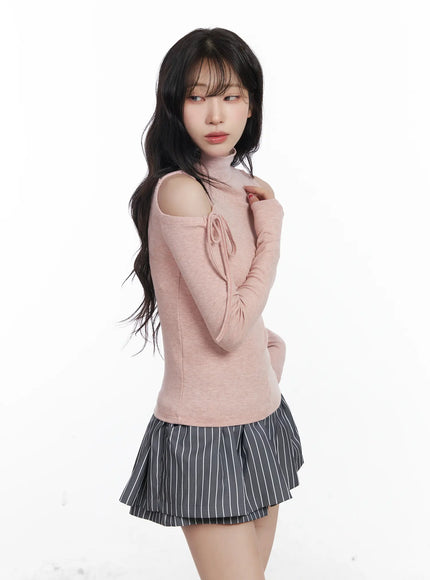 elegant-shoulder-cutout-long-sleeve-top-cj526