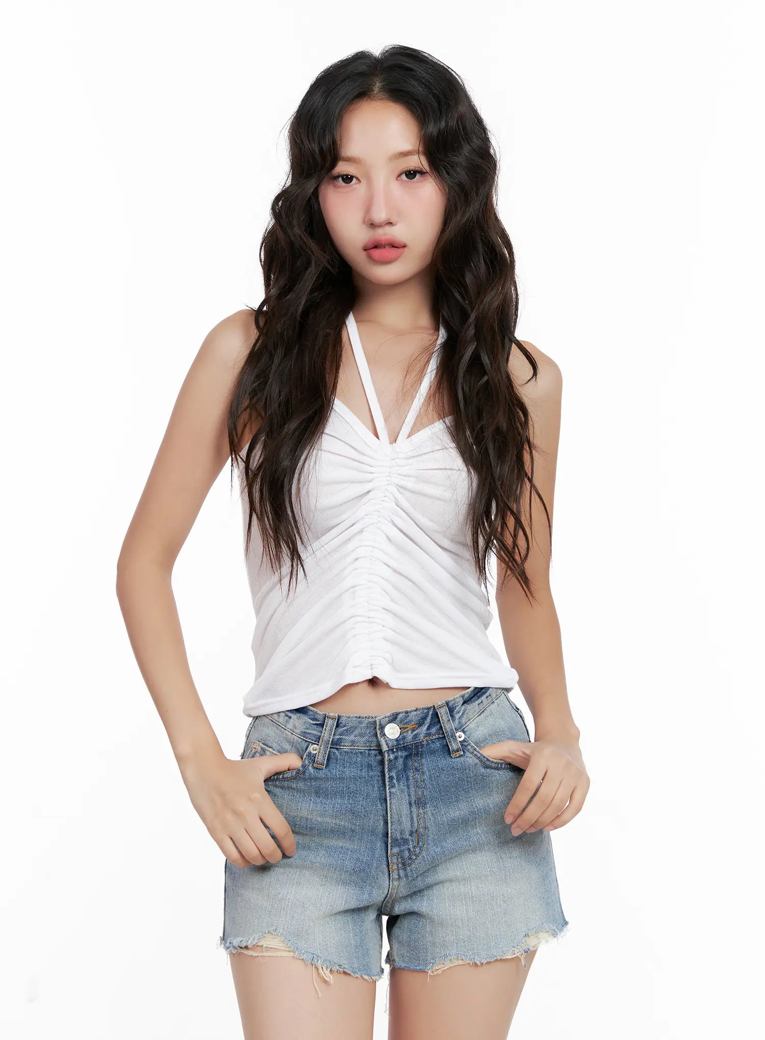 shirred-cropped-halter-tank-cl521
