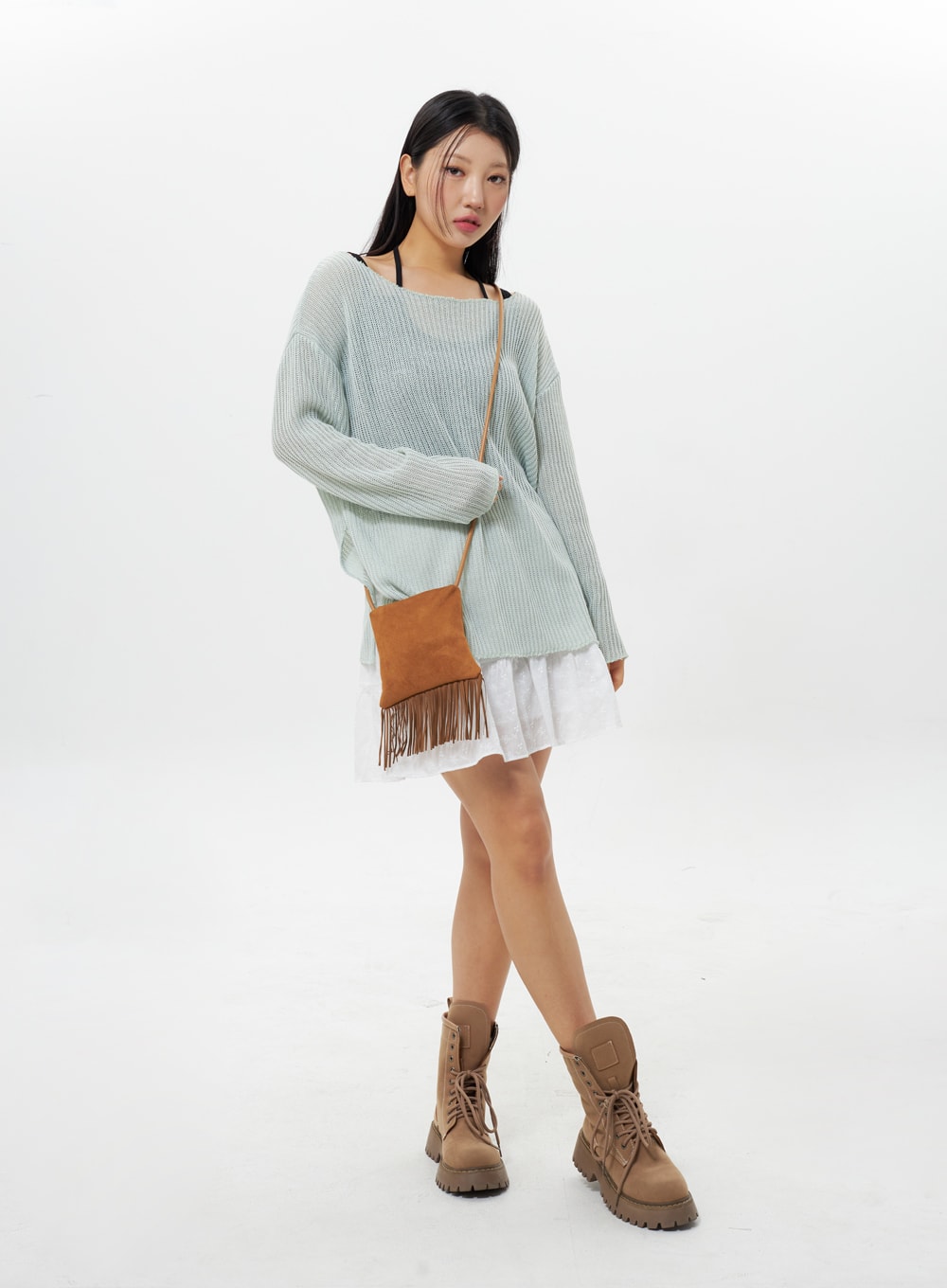 Mesh Sweater IY312