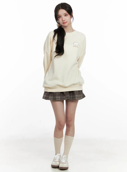 ruffled-plaid-mini-skirt-cn527