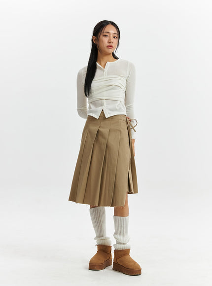 knotted-wrap-mid-pleated-skirt-cd319