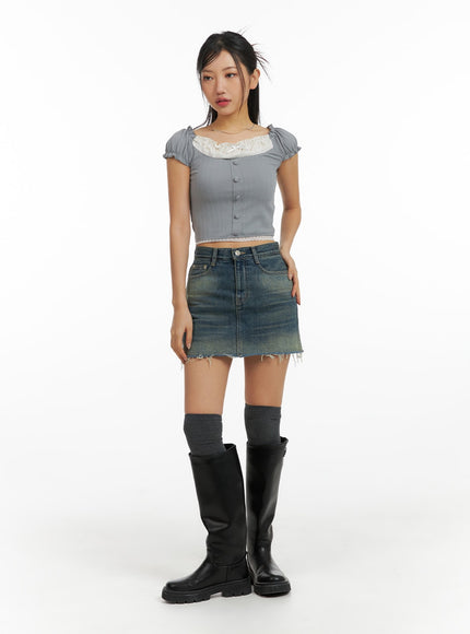 raw-hem-denim-mini-skirt-cf427