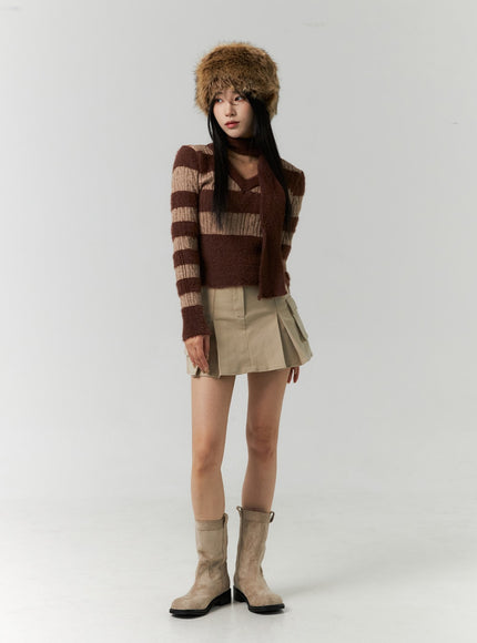 pocket-pleated-mini-skirt-cn317