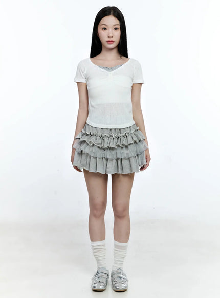 tiered-ruffle-mini-skirt-cg511