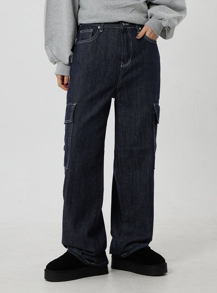 Wide Cargo Jeans CF302