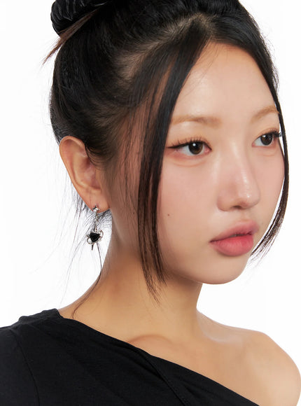 Gothic Cubic Drop Earrings CO514