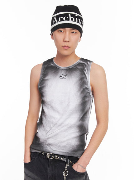 mens-archive-logo-beanie-iy505 / Black