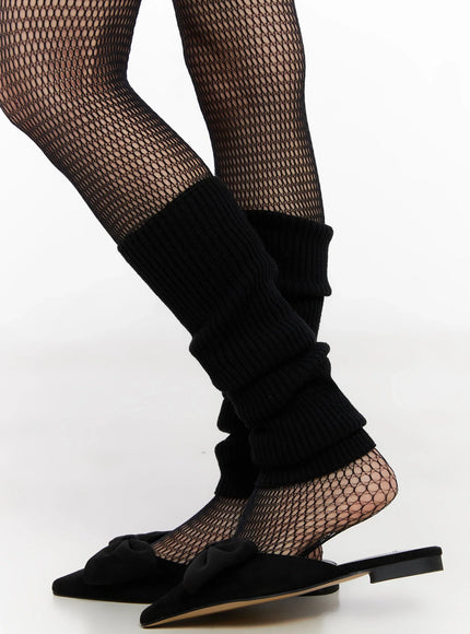knit-leg-warmers-in503 / Black