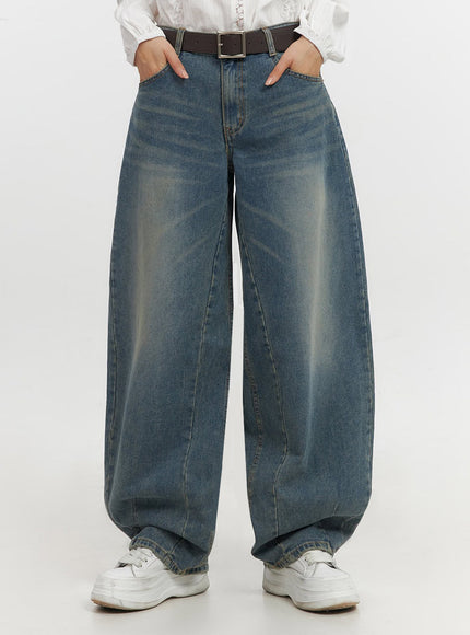 irene-washed-baggy-jeans-if510 / Blue