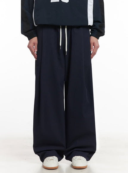 Men's Pintuck Windbreaker Sweatpants IA510
