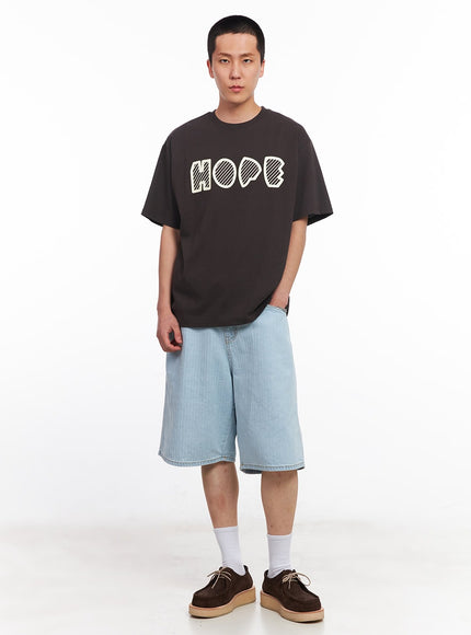 mens-hope-graphic-tee-iu512 / Dark brown