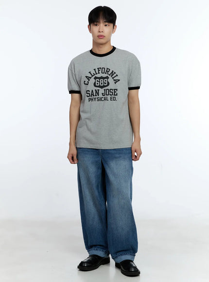 mens-vintage-athletic-graphic-tee-ig515 / Gray