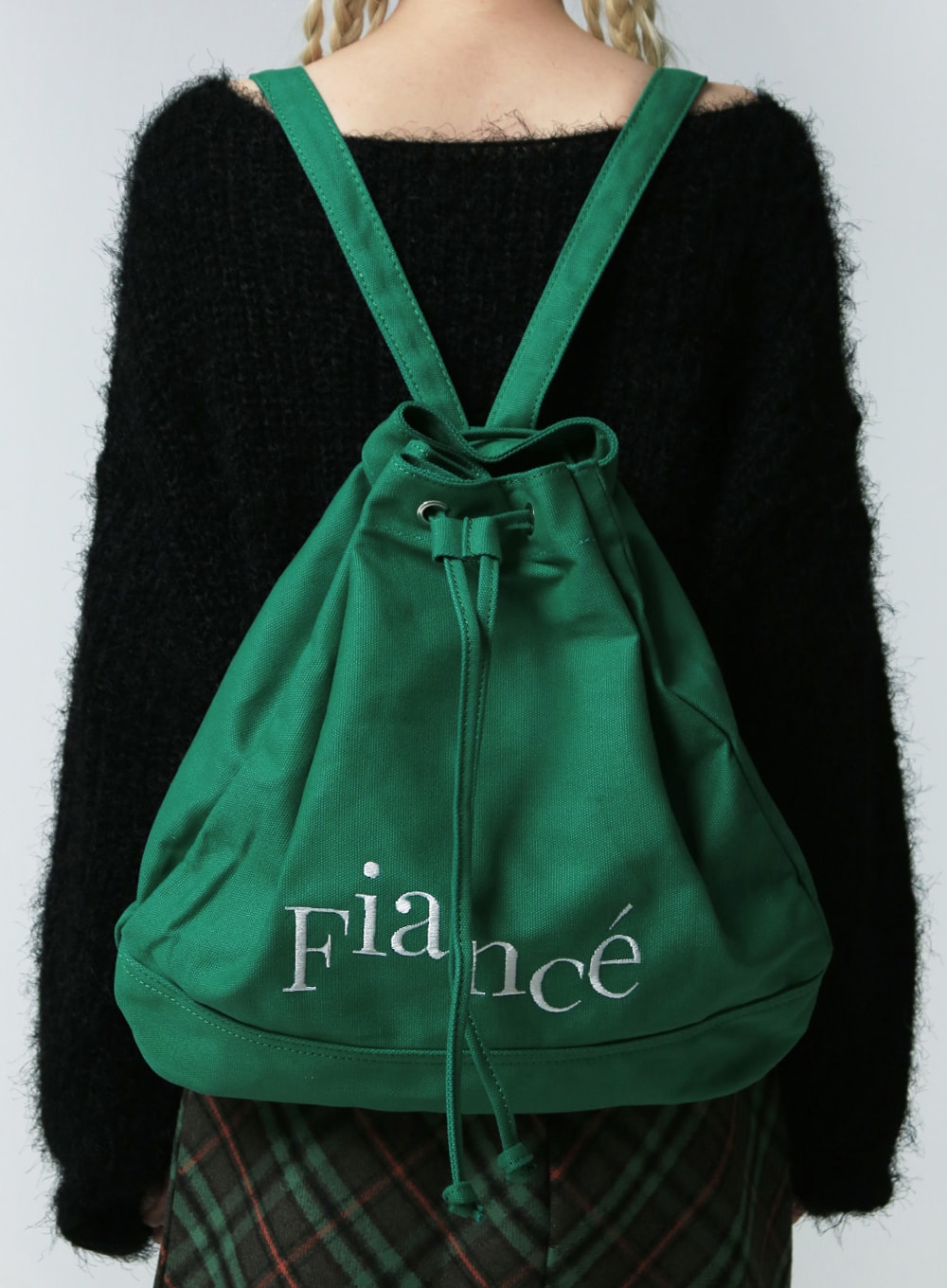 nylon-string-backpack-ij419 / Green