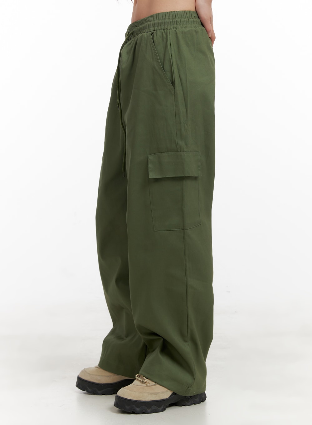 comfy-cargo-pants-dark-green-oa429