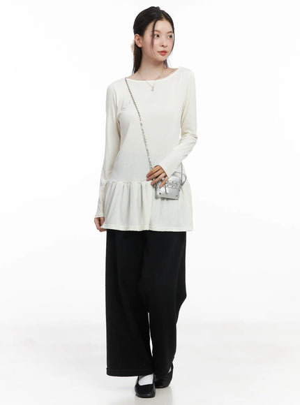 ruffle-hem-loose-long-sleeve-top-cj506