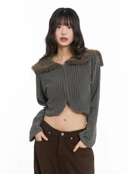 faux-fur-cropped-cardigan-cd531