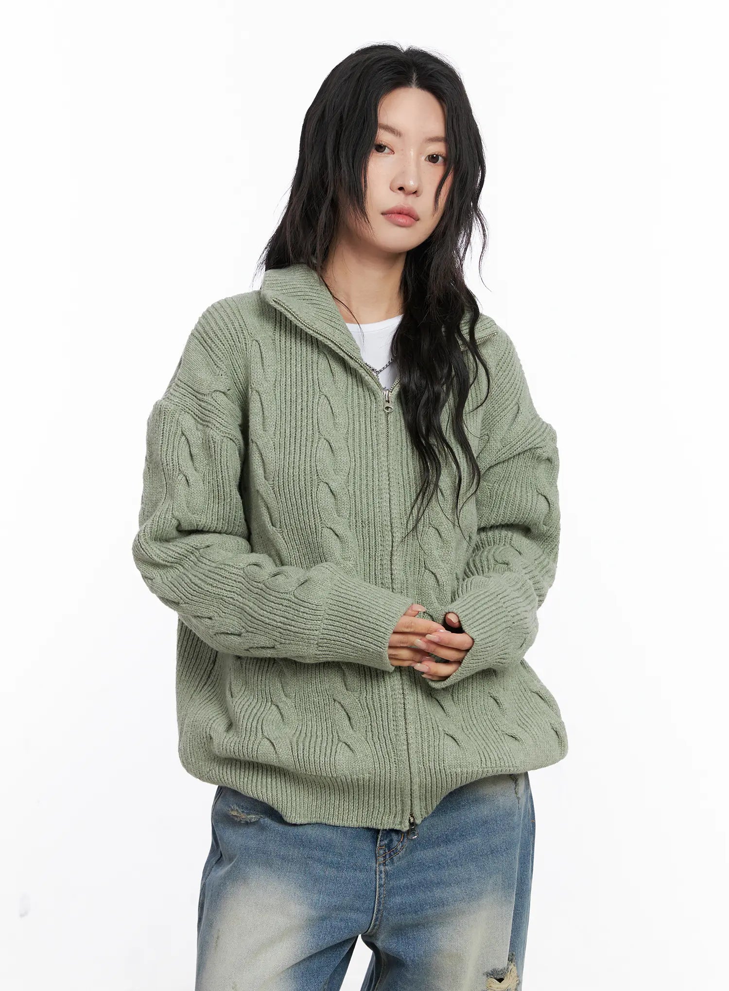 oversized-cable-knit-zip-up-sweater-co508