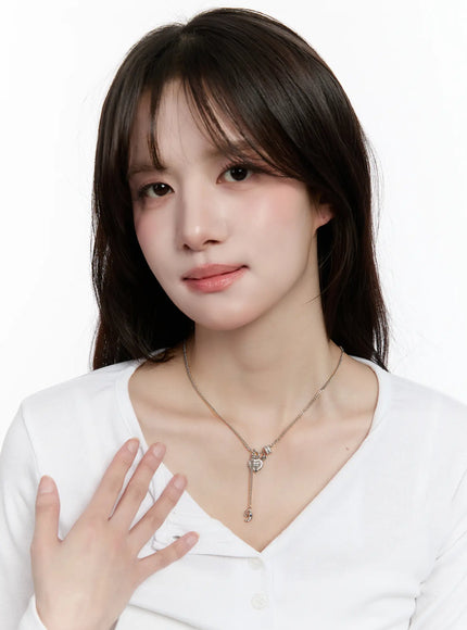 Two-way Heart Charm Necklace CM505