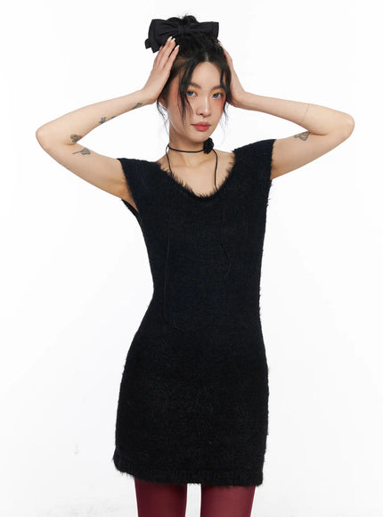 fuzzy-mini-dress-cj522