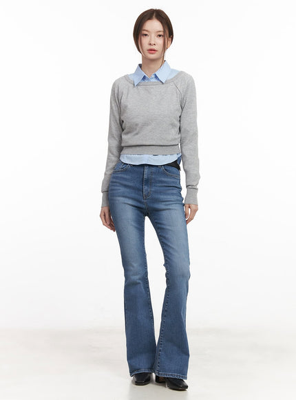 Essential Boat-Neck Sweatshirt CM511