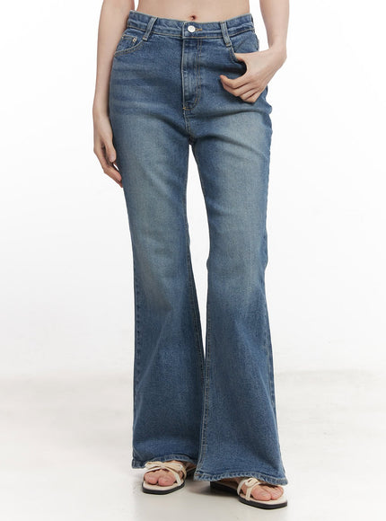 gracie-washed-bootcut-jeans-ca501 / Blue