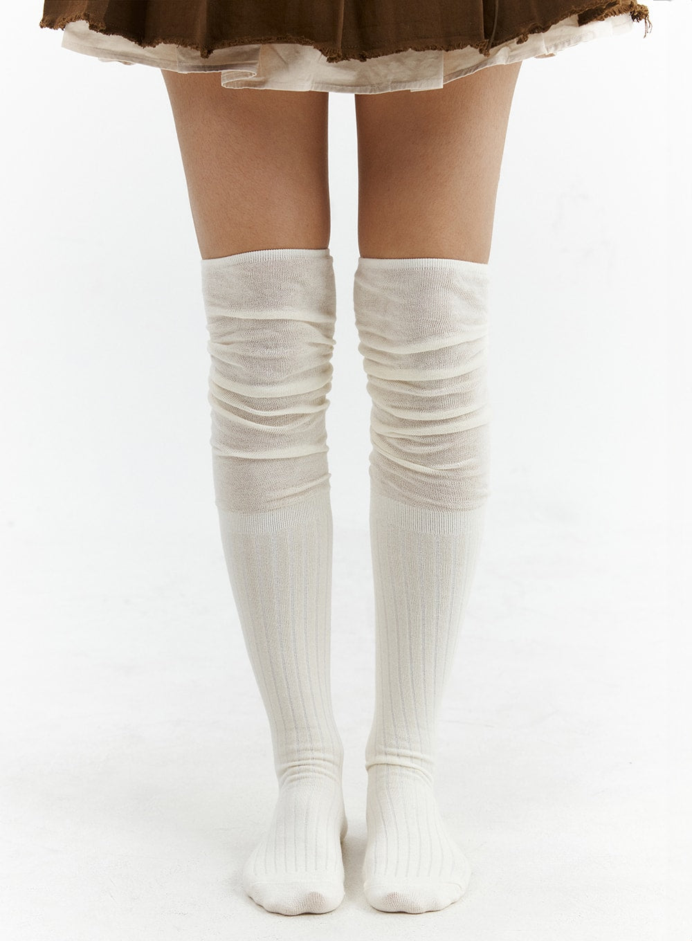 over-the-knee-solid-socks-cj425