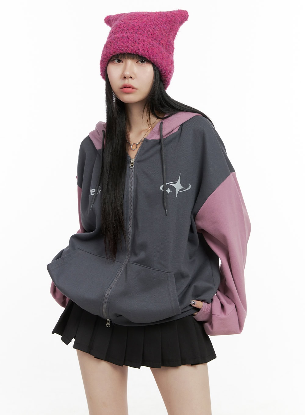 mixed-color-oversized-zip-up-hoodie-oo401