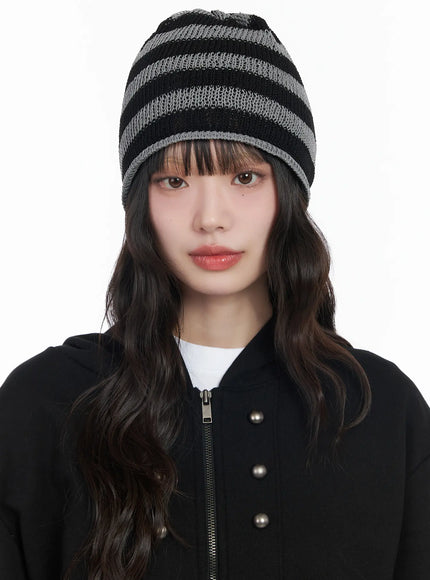 striped-ribbon-knit-beanie-cm526