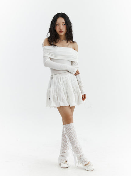 off-shoulder-frill-mini-dress-cj424