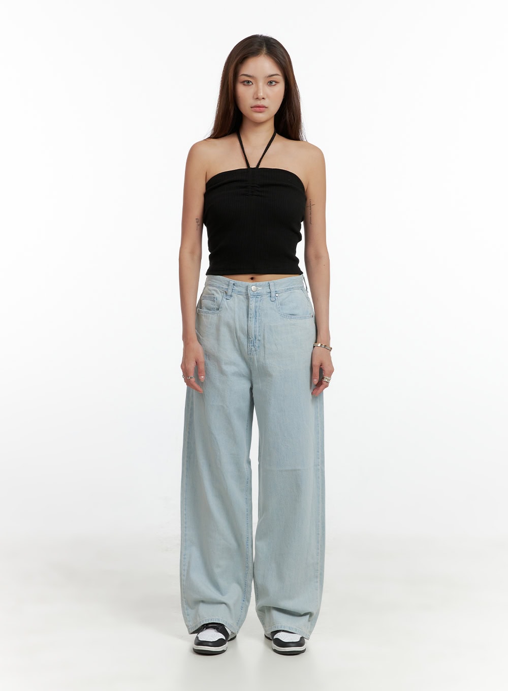 shirred-halter-neck-crop-tube-top-cl404