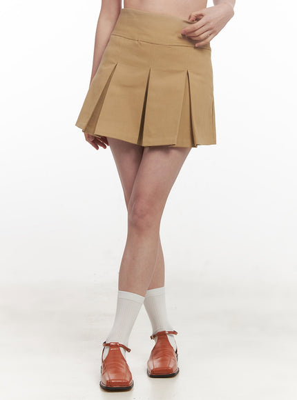 Classic Pleated Mini Skirt IF505