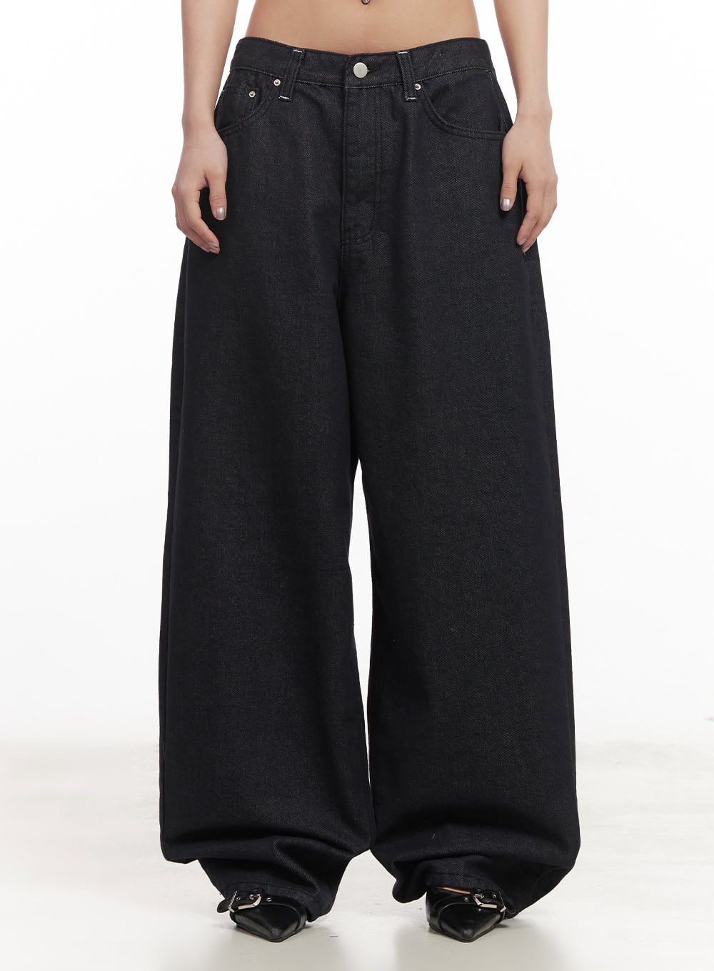 julianna-baggy-jeans-cm505 / Dark blue