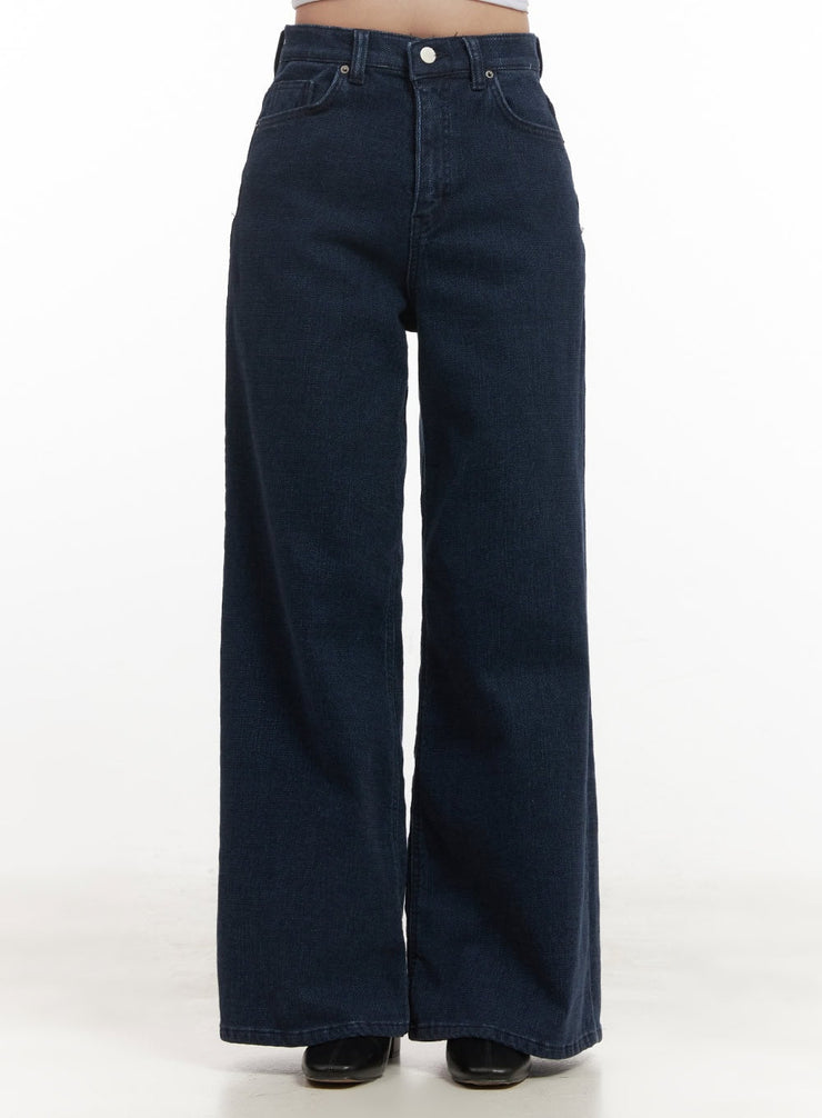 Jasmine Fleece-Lined Wide-Leg Jeans CJ515