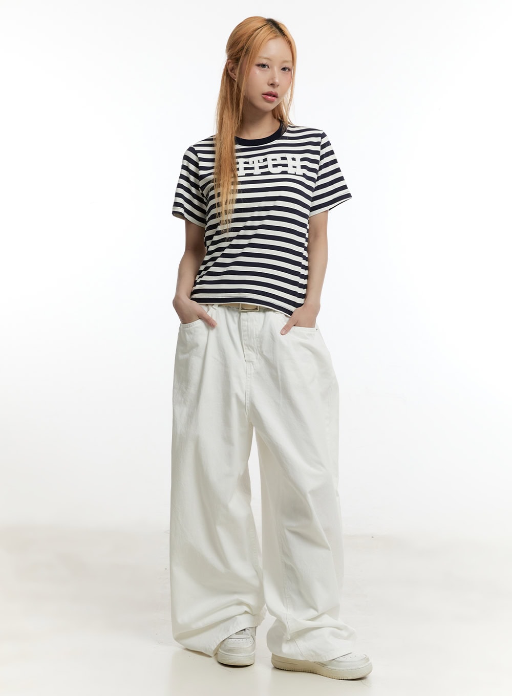 striped-patch-cotton-t-shirt-cy505