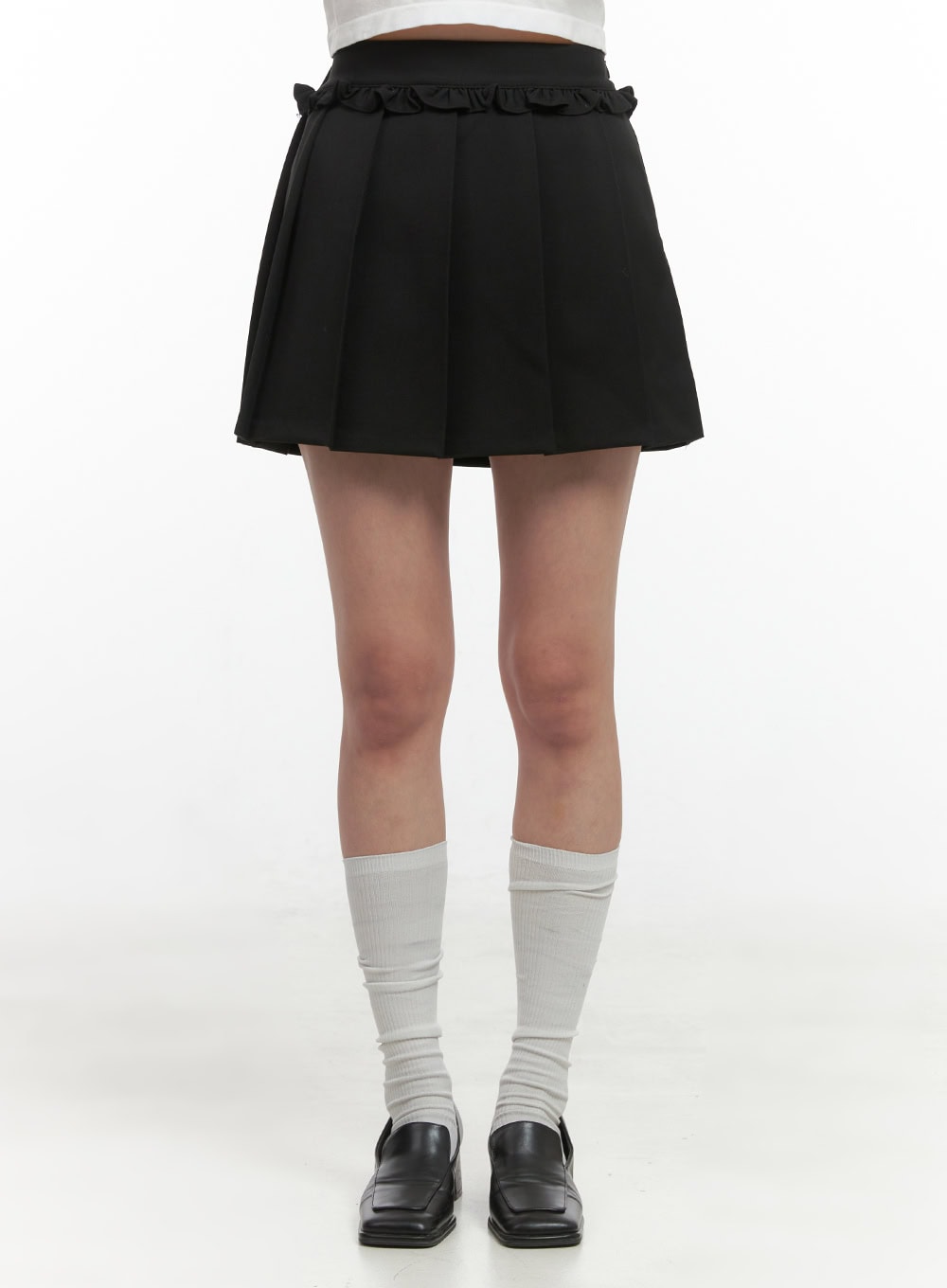 frill-pleated-mini-skirt-oo421