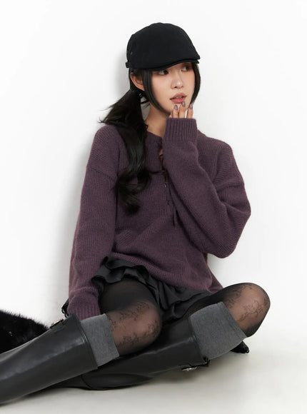 two-way-eyelet-lace-up-knit-sweater-cd505