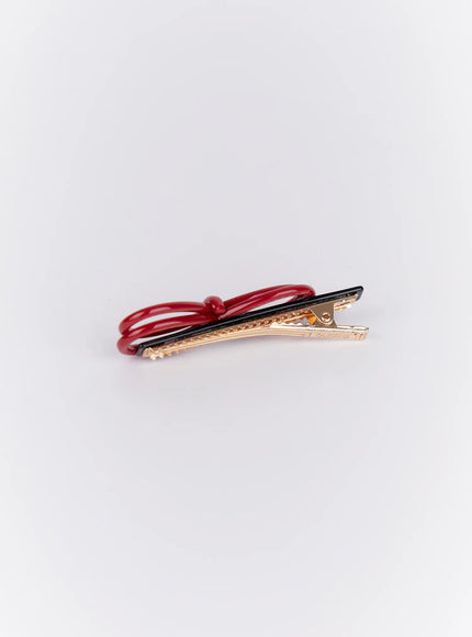 red-bow-hair-clip-in514