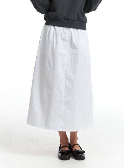 solid-elastic-waist-maxi-skirt-oj302